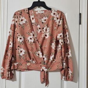 Love + Joy Floral Blouse